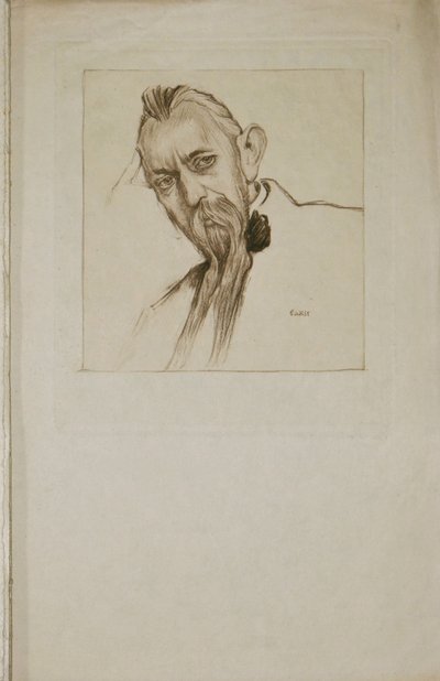 Sebastien Voirolin muotokuva 1870-1930, 1913. tekijältä Leon Bakst