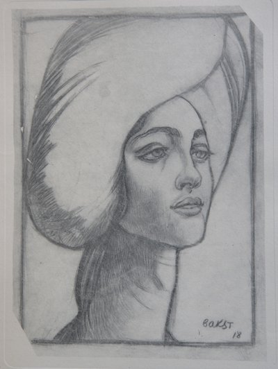 Madame T:n muotokuva, 1918 tekijältä Leon Bakst