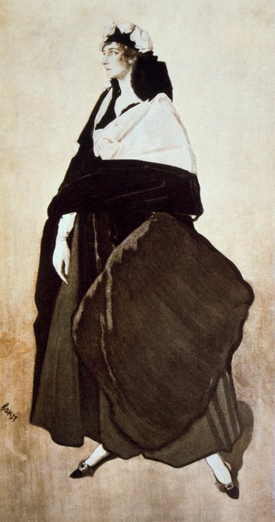 Muotokuva balettitanssijasta ja suojelijasta Ida Rubinsteinista, 1921 tekijältä Leon Bakst