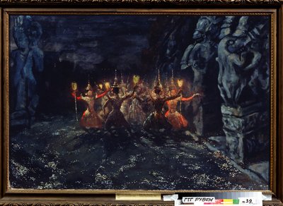 Siamilainen pyhä tanssi tekijältä Leon Bakst