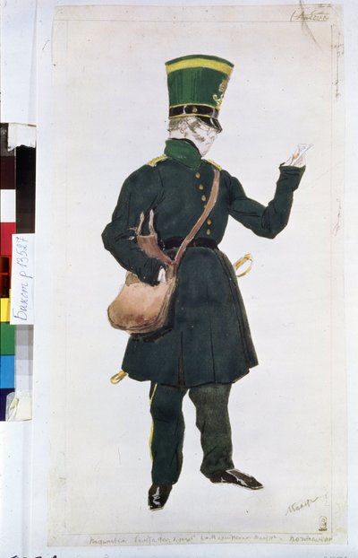 postimiesasu Joseph Bayerin (1852-1913) ohjaamaan balettiin "La fee des poupees" tekijältä Leon Bakst