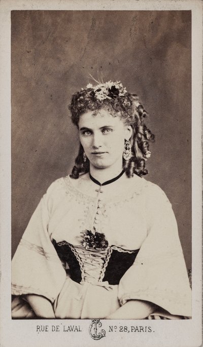 Christine Nilssonin muotokuva 1843-1921. tekijältä Leon Cremiere