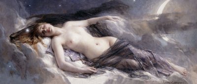 Luna, tekijältä Leon Francois Comerre