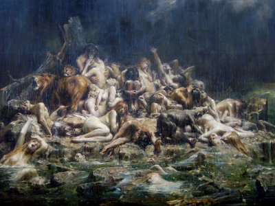 Vedenpaisumus tekijältä Leon Francois Comerre