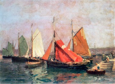 Bretonin rannikko, 1907-1915 tekijältä Leon Hubert