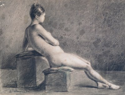 Malli profiilissa, c1853-1922 tekijältä Leon Joseph Florentin Bonnat