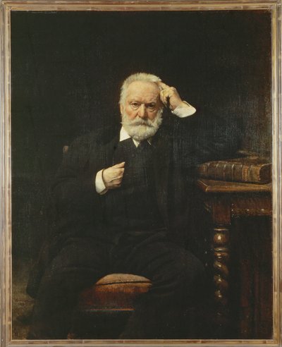Runoilija Victor Hugo vuonna 1879 ... (maalaus kankaalle) tekijältä Leon Joseph Florentin Bonnat