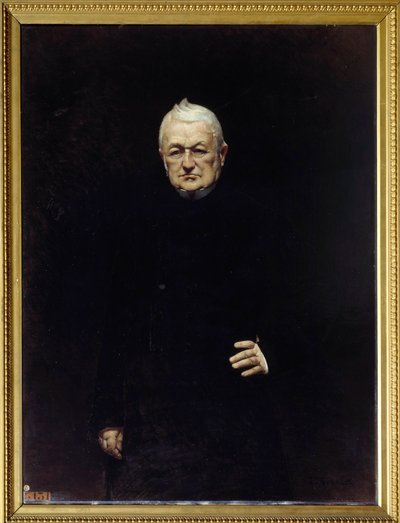 Muotokuva Adolphe Thiersista (1797-1877) Tasavallan presidentti Leon Joseph Bonatin (1833-1922) maalaus 1800-luvun su. 1,15x0,92 m. tekijältä Leon Joseph Florentin Bonnat
