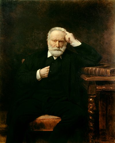 Ranskalaisen kirjailijan Victor Hugon (1802-1885) muotokuva Leon Joseph Bonnatin (1833-1922) maalaus 1879 Su. 1,38x1,1 m tekijältä Leon Joseph Florentin Bonnat