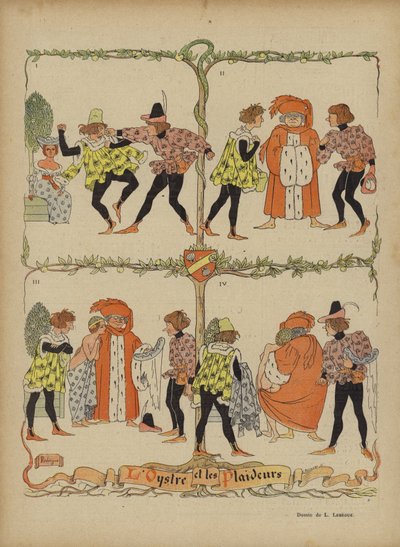 Kuvitus Le Rirelle tekijältä Leon Lebegue