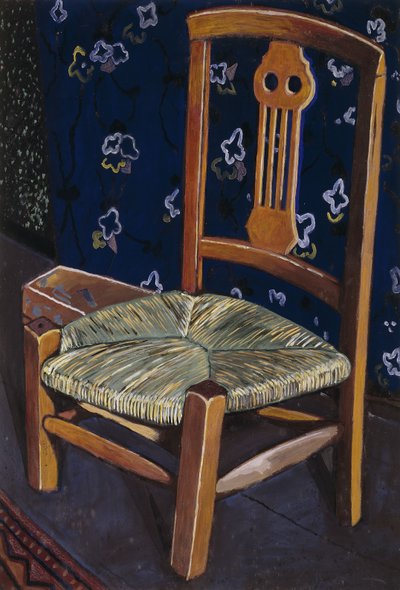 Madeleinen tuoli; La Chaise de Madeleine - Madeleinen tuoli, n. 1925 (guassi kortilla) tekijältä Leon Spilliaert