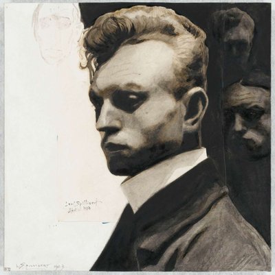 Omakuva, 1903. tekijältä Leon Spilliaert