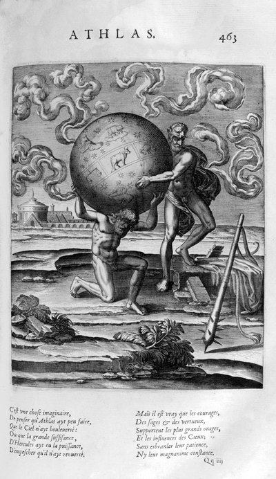 Atlas, 1615 tekijältä Leonard Gaultier