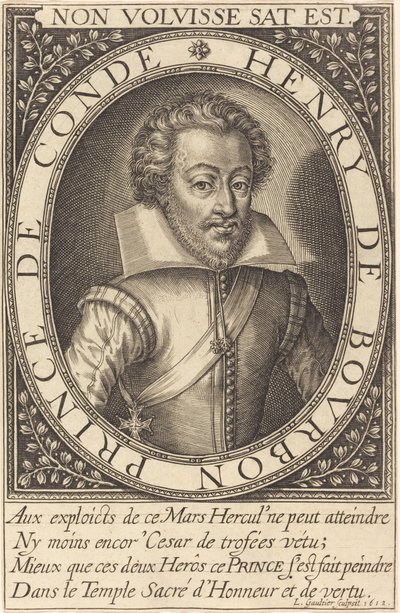 Henry de Bourbon, Condén prinssi tekijältä Leonard Gaultier