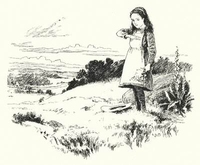 Lady bird, lady bird, lennä pois kotiin (kaiverrus) tekijältä Leonard Leslie Brooke