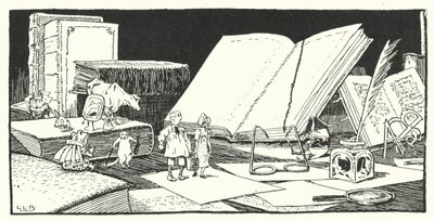 Nursery Rhymes (kaiverrus) tekijältä Leonard Leslie Brooke