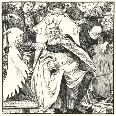 Old King Cole (kaiverrus) tekijältä Leonard Leslie Brooke