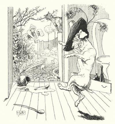 Old Mother Hubbard (kaiverrus) tekijältä Leonard Leslie Brooke