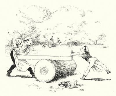 Katso, näki, Margery Daw (kaiverrus) tekijältä Leonard Leslie Brooke