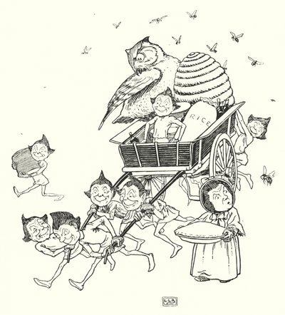 The Jumblies (litho) tekijältä Leonard Leslie Brooke