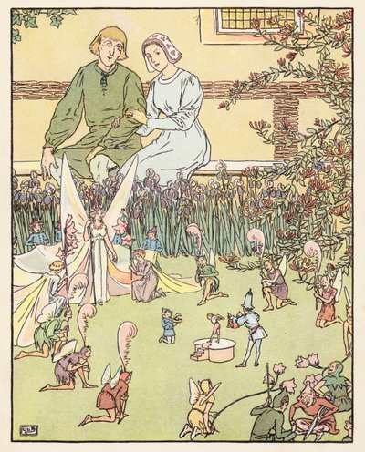 Tom Thumb (värillinen litografia) tekijältä Leonard Leslie Brooke