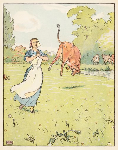 Tom Thumb (värillinen litografia) tekijältä Leonard Leslie Brooke