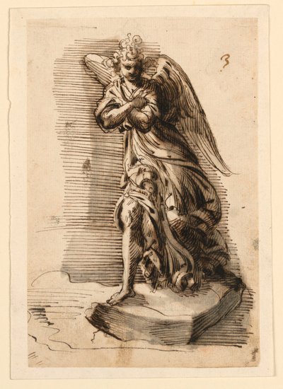 Design for Sculpture: Angel in Adoration tekijältä Leonardo Scaglia