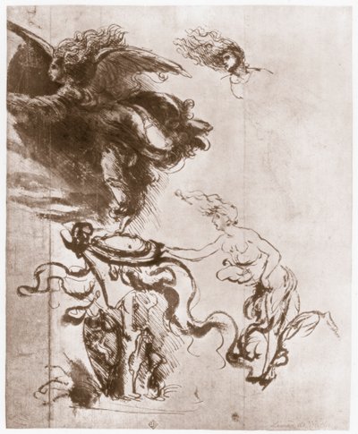 Fortunan allegoria, c1483 tekijältä Leonardo da Vinci
