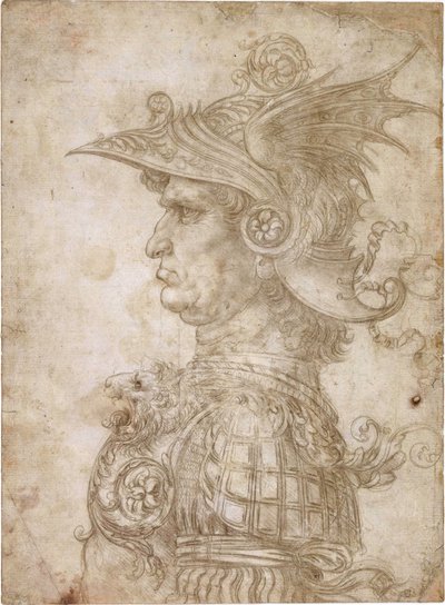 Soturin rintakuva tekijältä Leonardo da Vinci