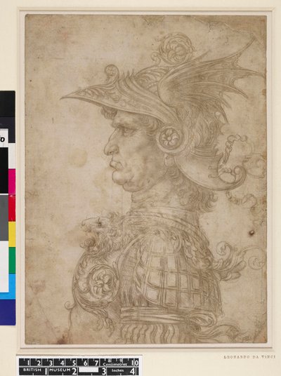 Soturin rintakuva tekijältä Leonardo da Vinci