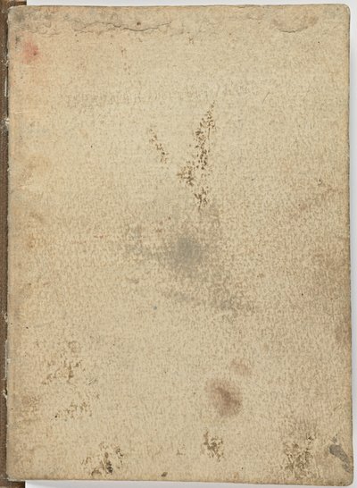 Koodi lintujen lennosta, c. 1505-06, paperikäsikirjoitus, cc. 18, kansi I tekijältä Leonardo da Vinci