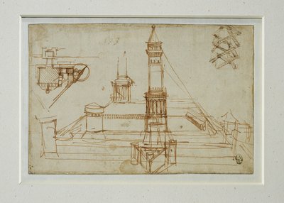 Arkkitehtoninen tutkimus ... tekijältä Leonardo da Vinci