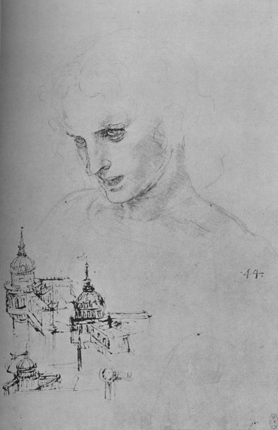 Apostolin ja arkkitehtuurin tutkimuksen johtaja, n. 1480 1945 tekijältä Leonardo da Vinci