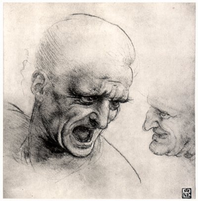 Warriors-päämiehet, 1503-1505 tekijältä Leonardo da Vinci