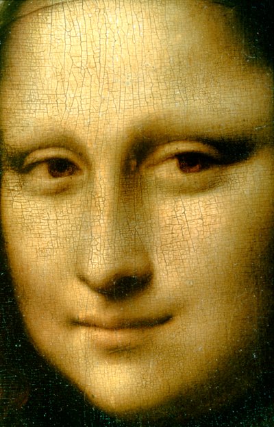 Mona Lisan muotokuva yksityiskohta, 1503-1506 tekijältä Leonardo da Vinci