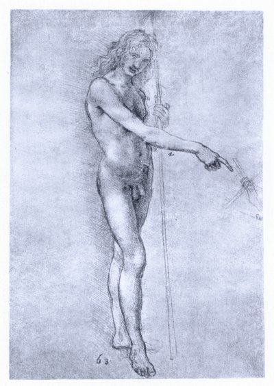 Pyhä Johannes Kastaja, 1478. tekijältä Leonardo da Vinci