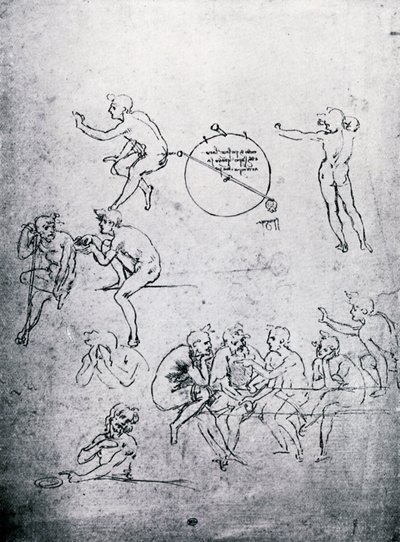 Tutkimuksia Maagien palvontaan ja Viimeiseen ehtoolliseen, 1400-luku 1930. tekijältä Leonardo da Vinci