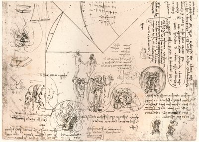 Tunnustutkimukset, c1472-c1519 1883 tekijältä Leonardo da Vinci