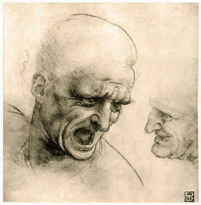 Opiskele soturin päätä varten tekijältä Leonardo da Vinci