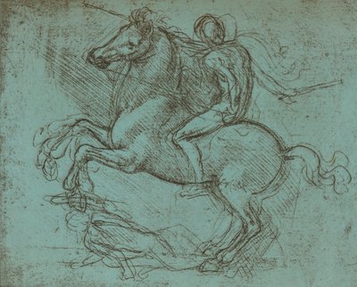 Tutkimus Sforza-monumentille, c1482-c1499 1883 tekijältä Leonardo da Vinci