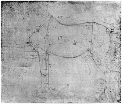 Hevostutkimus (metallipiste paperilla) tekijältä Leonardo da Vinci
