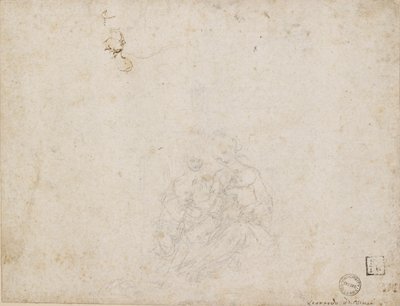 Neitsyt ja lapsi jumaloitu, 1472-1519 tekijältä Leonardo da Vinci