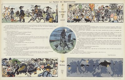 Kuvitus Le Rirelle tekijältä Leonce Burret