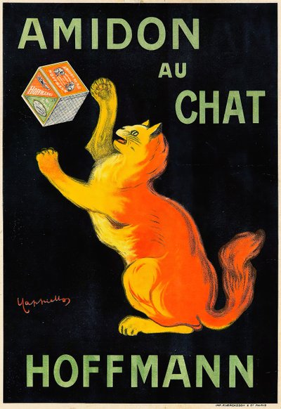 Kissan tärkkelys. tekijältä Leonetto Cappiello