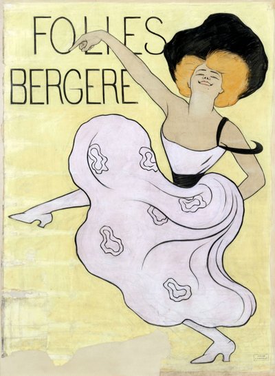 Folies Bergères, 1900 tekijältä Leonetto Cappiello