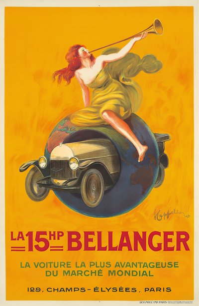 15hv Bellanger, 1921. tekijältä Leonetto Cappiello