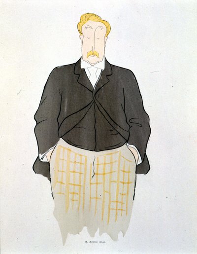 Leonetto Cappiellon (1875-1942) muotokuva Alphonse Allaisista noin 1900. tekijältä Leonetto Cappiello
