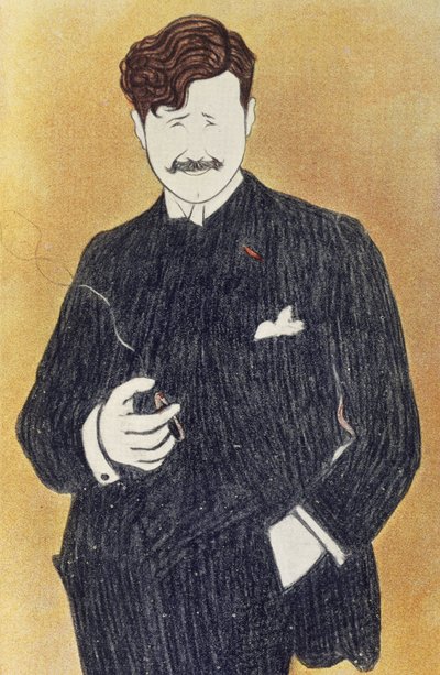 Georges Feydeaun muotokuva (Pariisi tekijältä Leonetto Cappiello