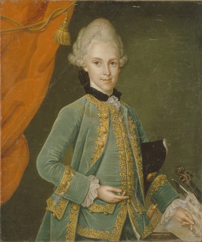 Kreivi Karl Gustav von Simolinin muotokuva 1715-1777 tekijältä Leonhard Schorer