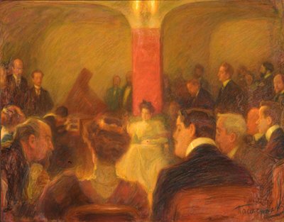 Wanda Landowskan konsertti, 1907 tekijältä Leonid Osipovic Pasternak